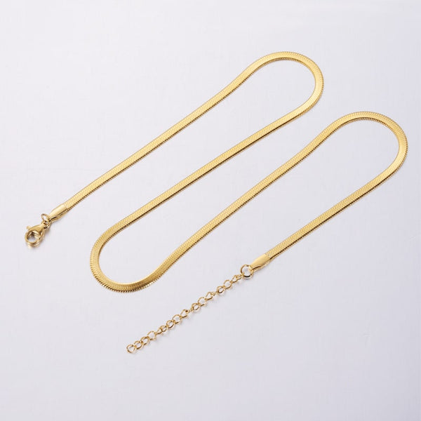 Chain Choker Necklace Gold