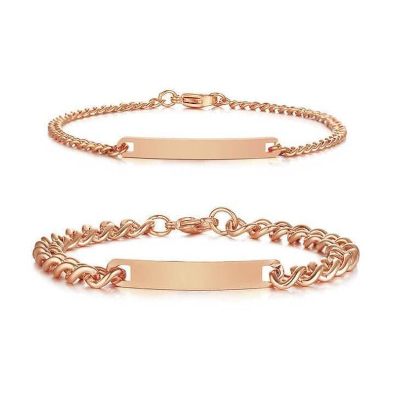 Engraved Bracelet Set