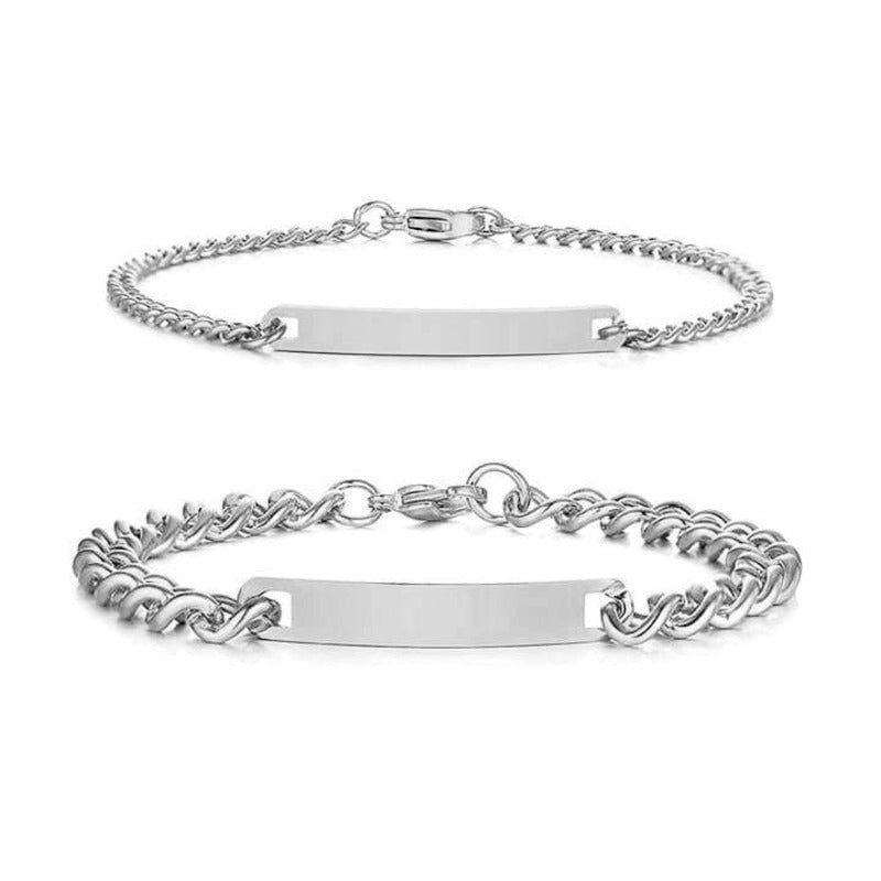 Engraved Bracelet Set